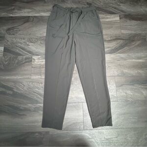 Modern Ambition Women's Delightfully Technical Paperbag Pants Gray Size M